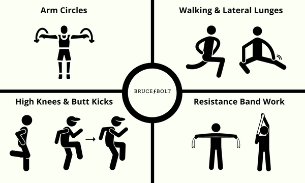 Dynamic Baseball Stretches