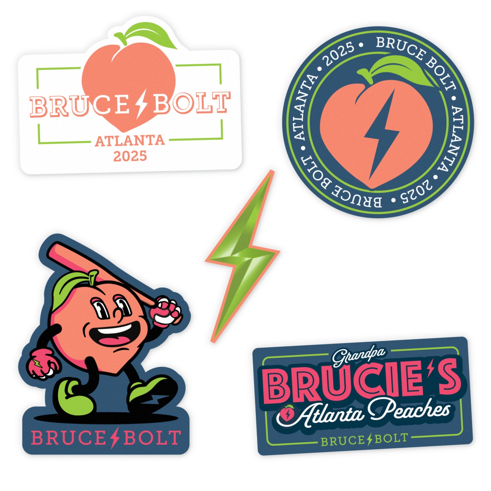 Atlanta Series Assorted Sticker Pack (5-Pack)- quickbuy