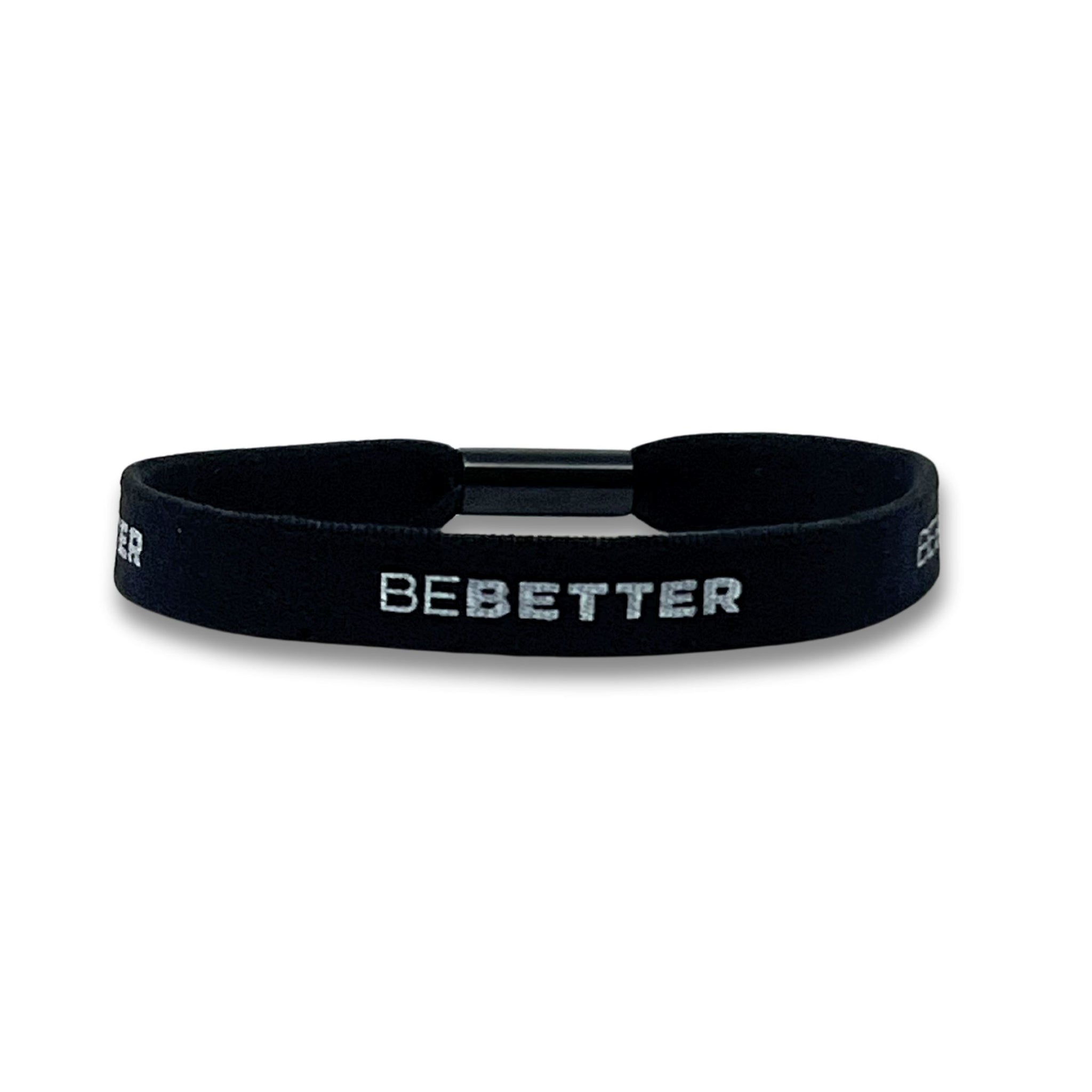 "BE BETTER"  Bracelet - Black- quickbuy