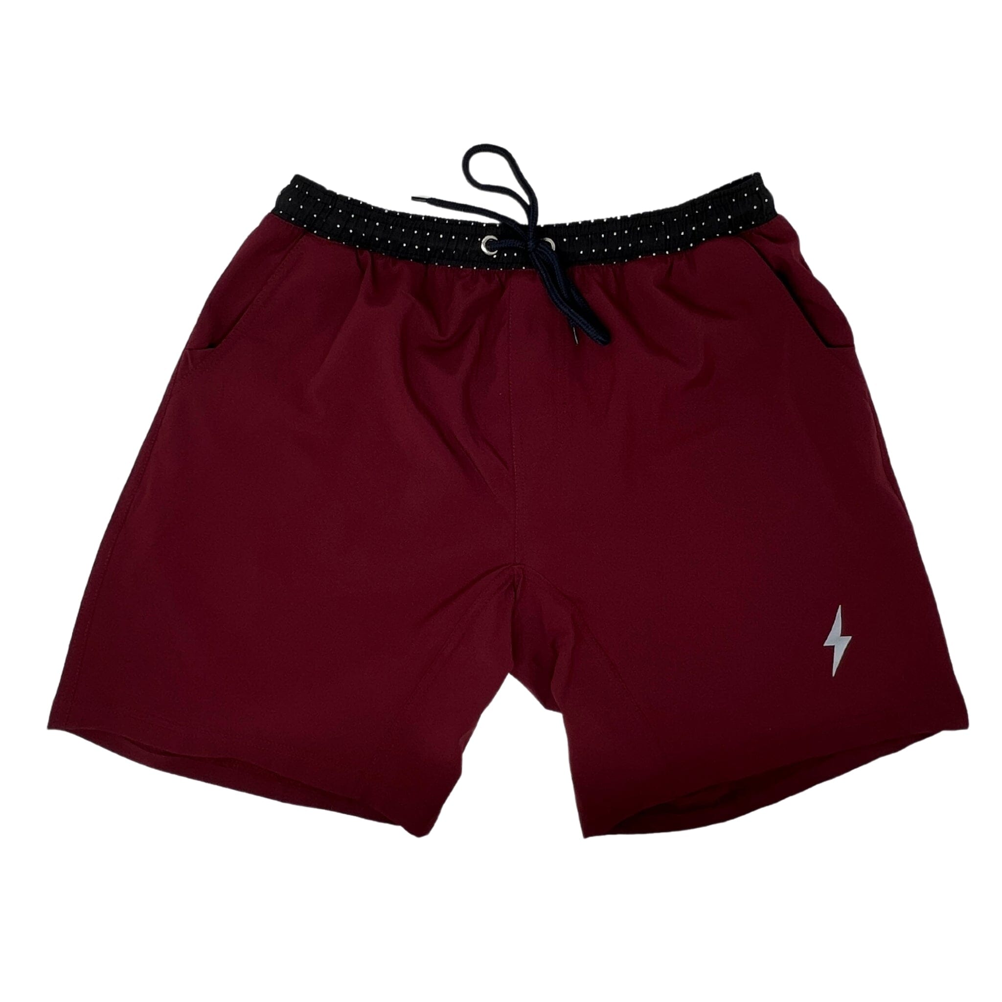 BRUCE BOLT 5" SHORT W/ LINER - MAROON- quickbuy