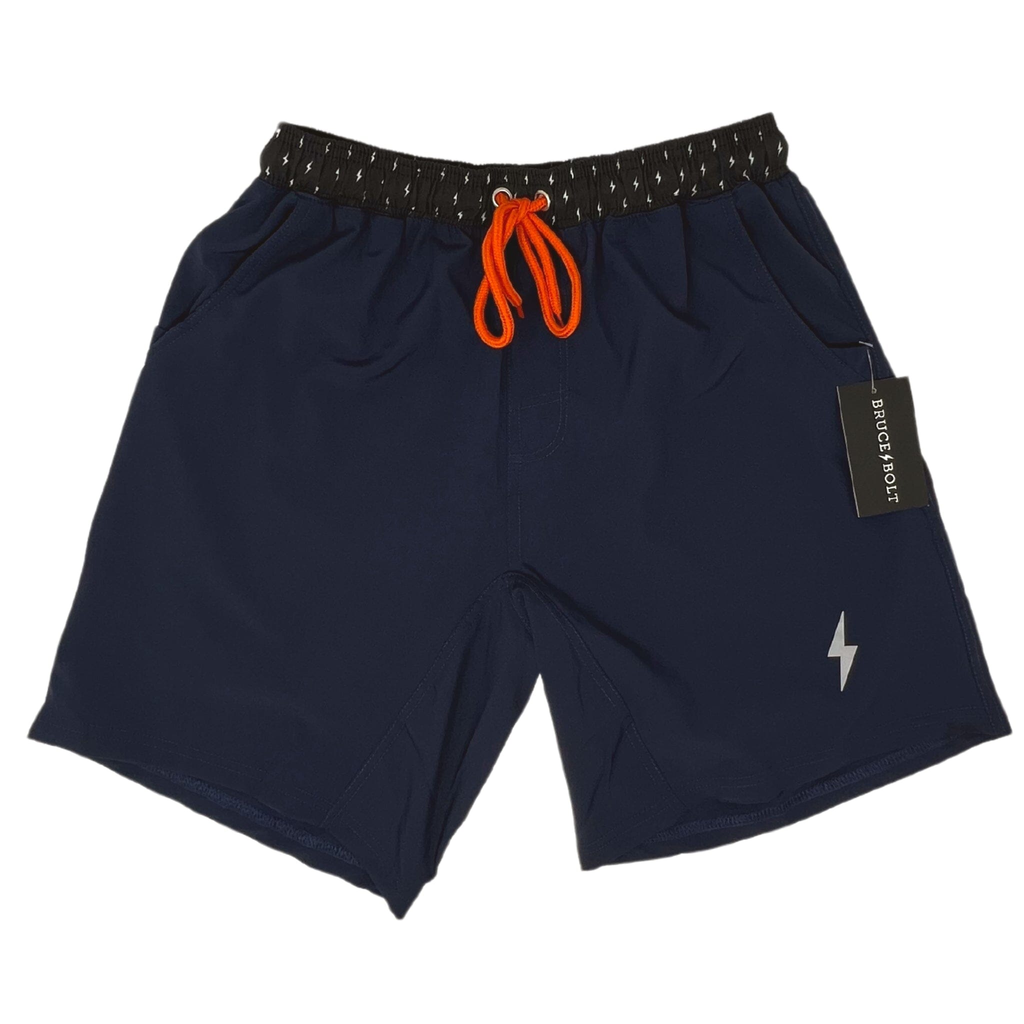 BRUCE BOLT 7" SHORT - NAVY- quickbuy