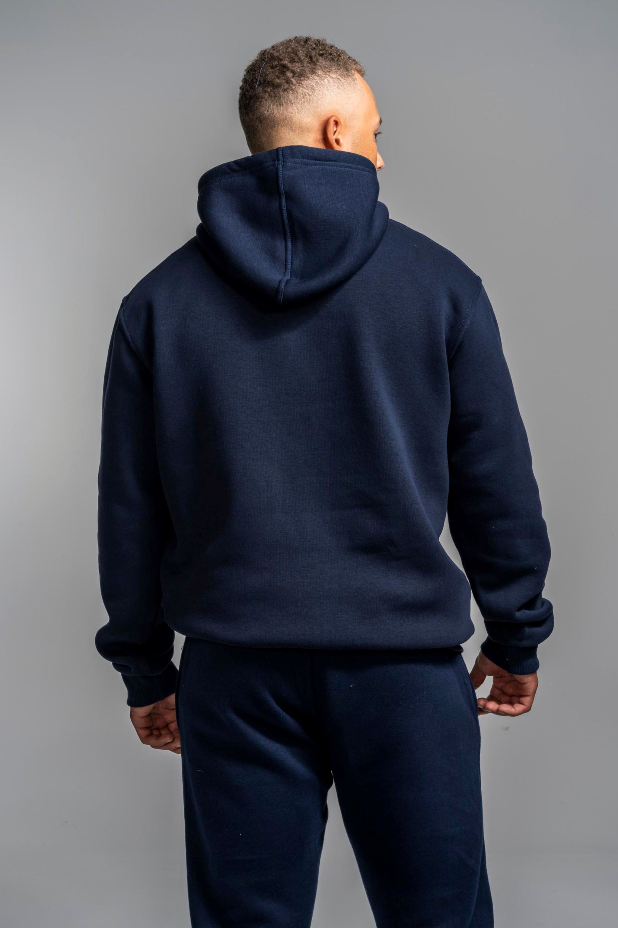BRUCE BOLT "BOLT" Hoodie - NAVY- quickbuy