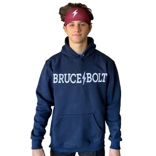 BRUCE BOLT "BRUCE BOLT" Hoodie - NAVY- quickbuy