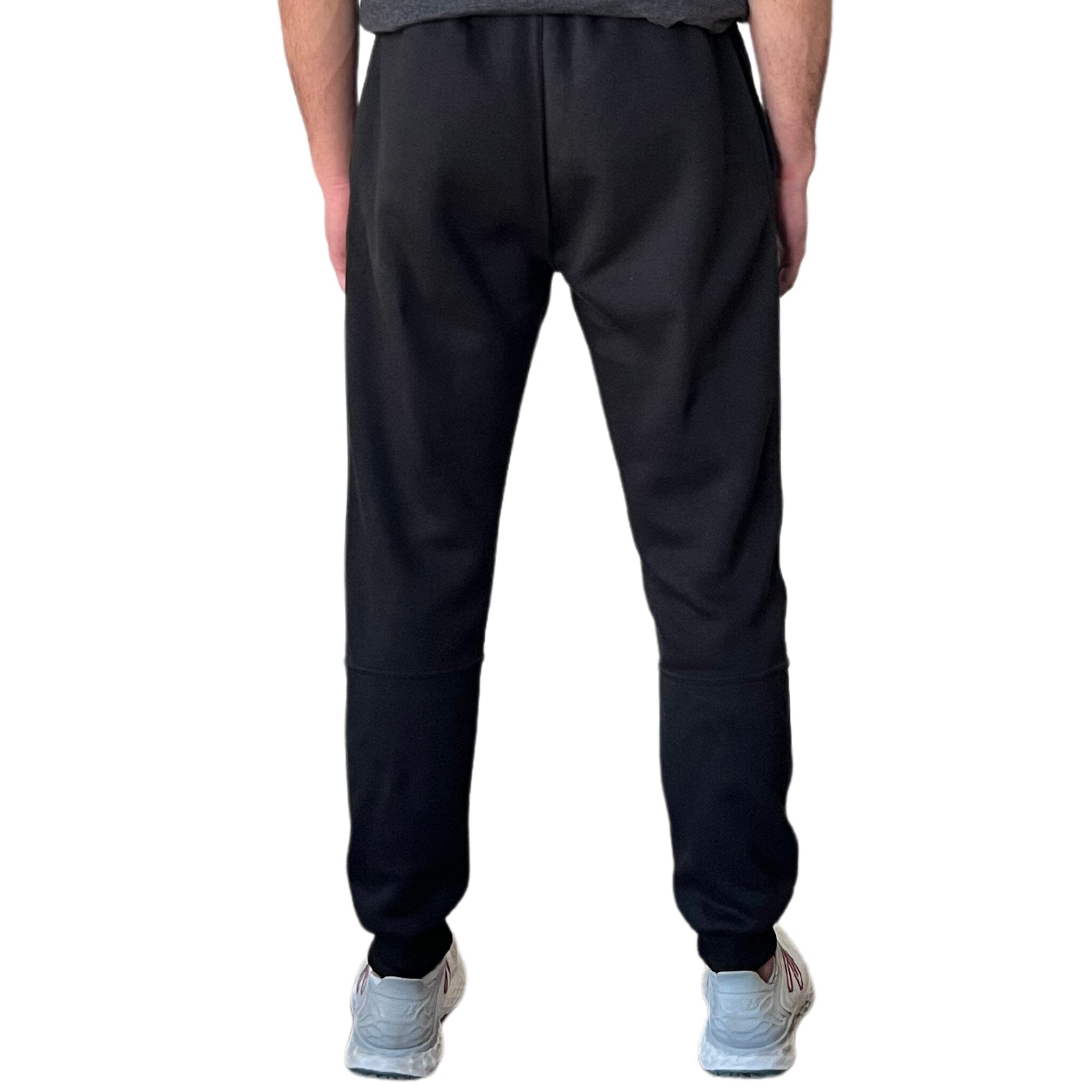 BRUCE BOLT Cotton Joggers - BLACK- quickbuy