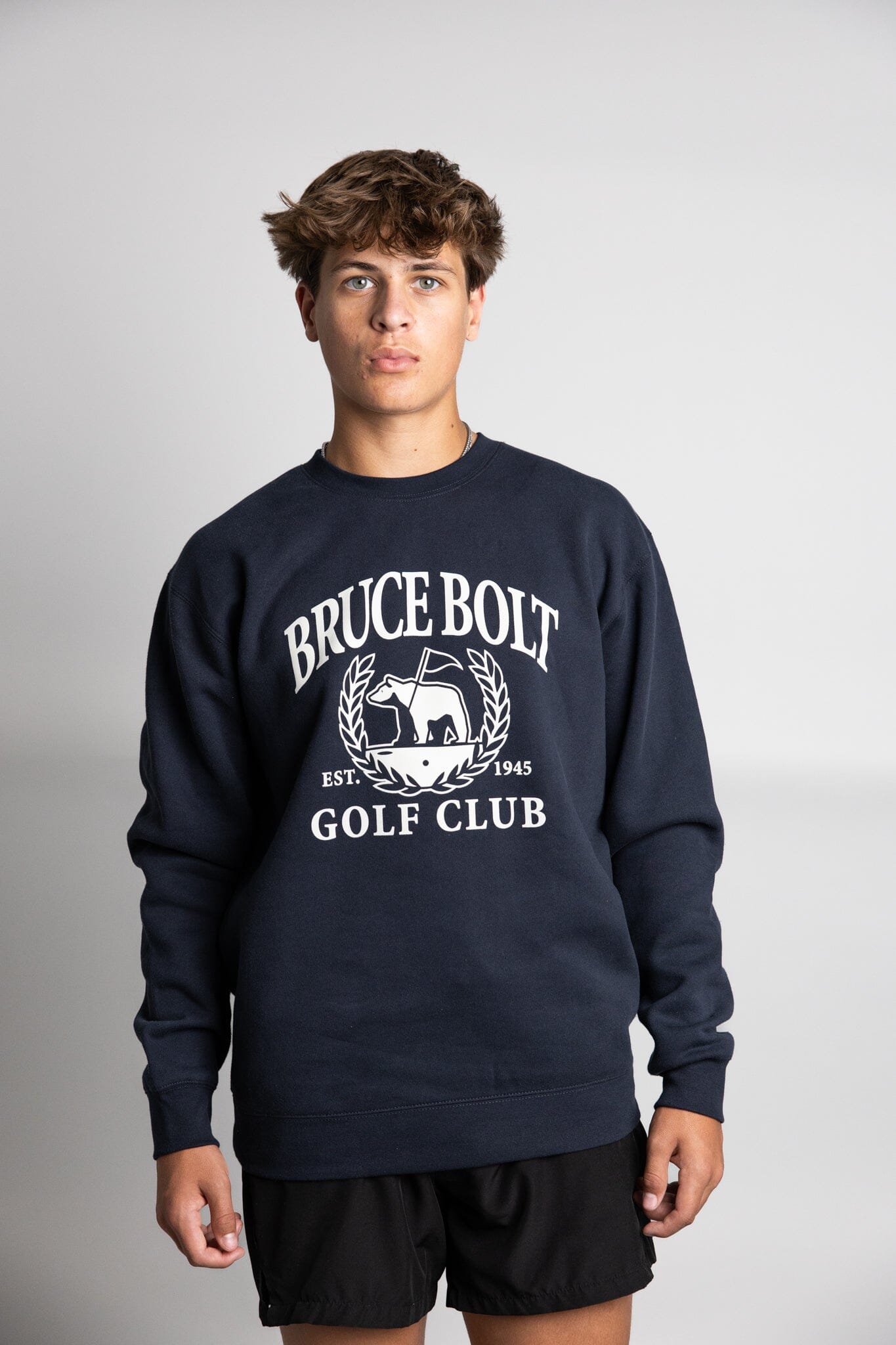 "EST. 1945 GOLF CLUB" Crewneck - NAVY- quickbuy
