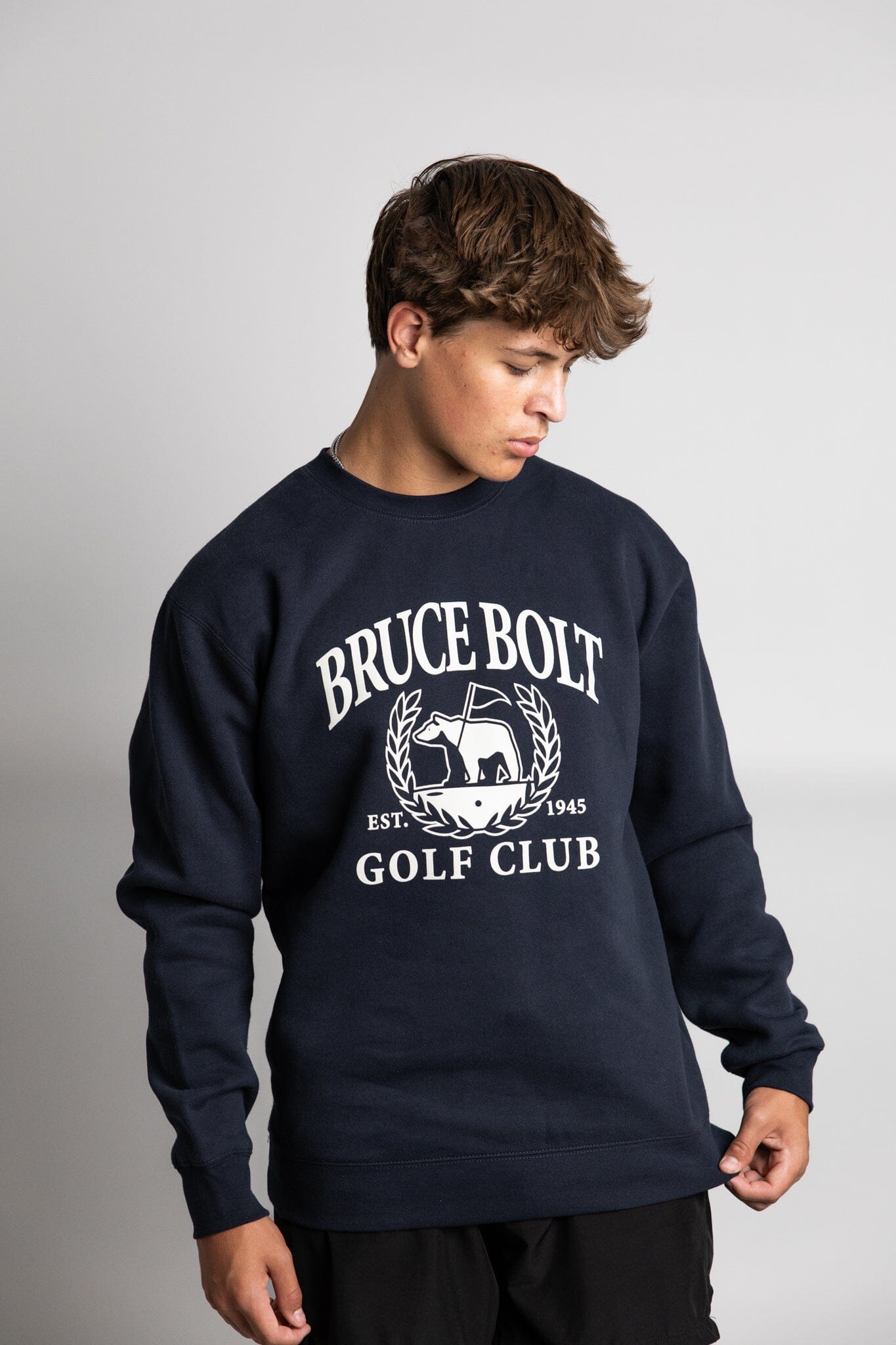 "EST. 1945 GOLF CLUB" Crewneck - NAVY- thumb 5