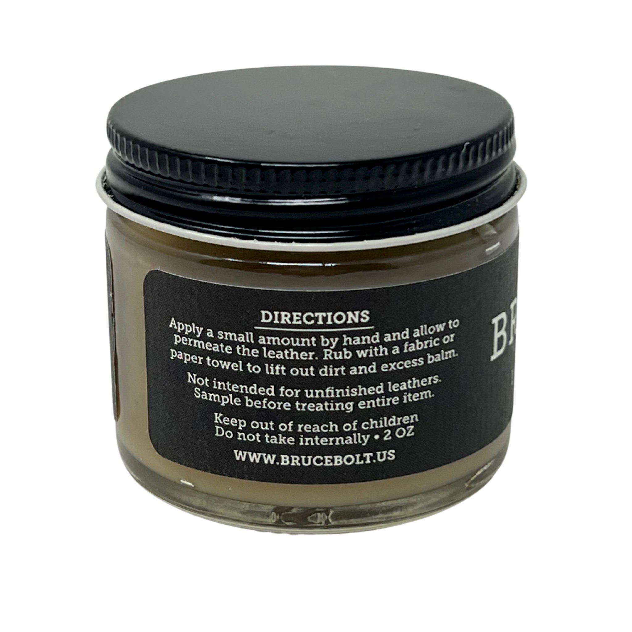 BRUCE BOLT Premium Leather Balm 2oz- quickbuy