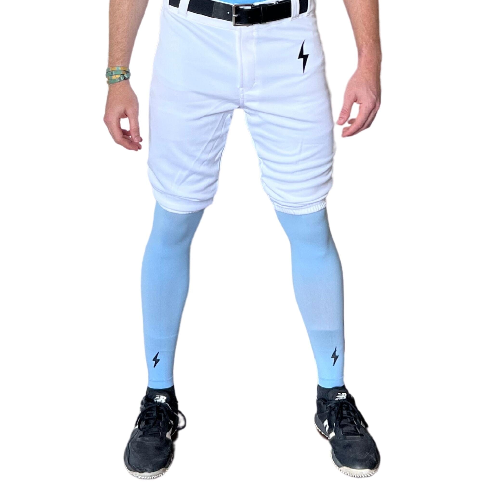 BRUCE BOLT Premium Pro Baseball Short - WHITE- quickbuy