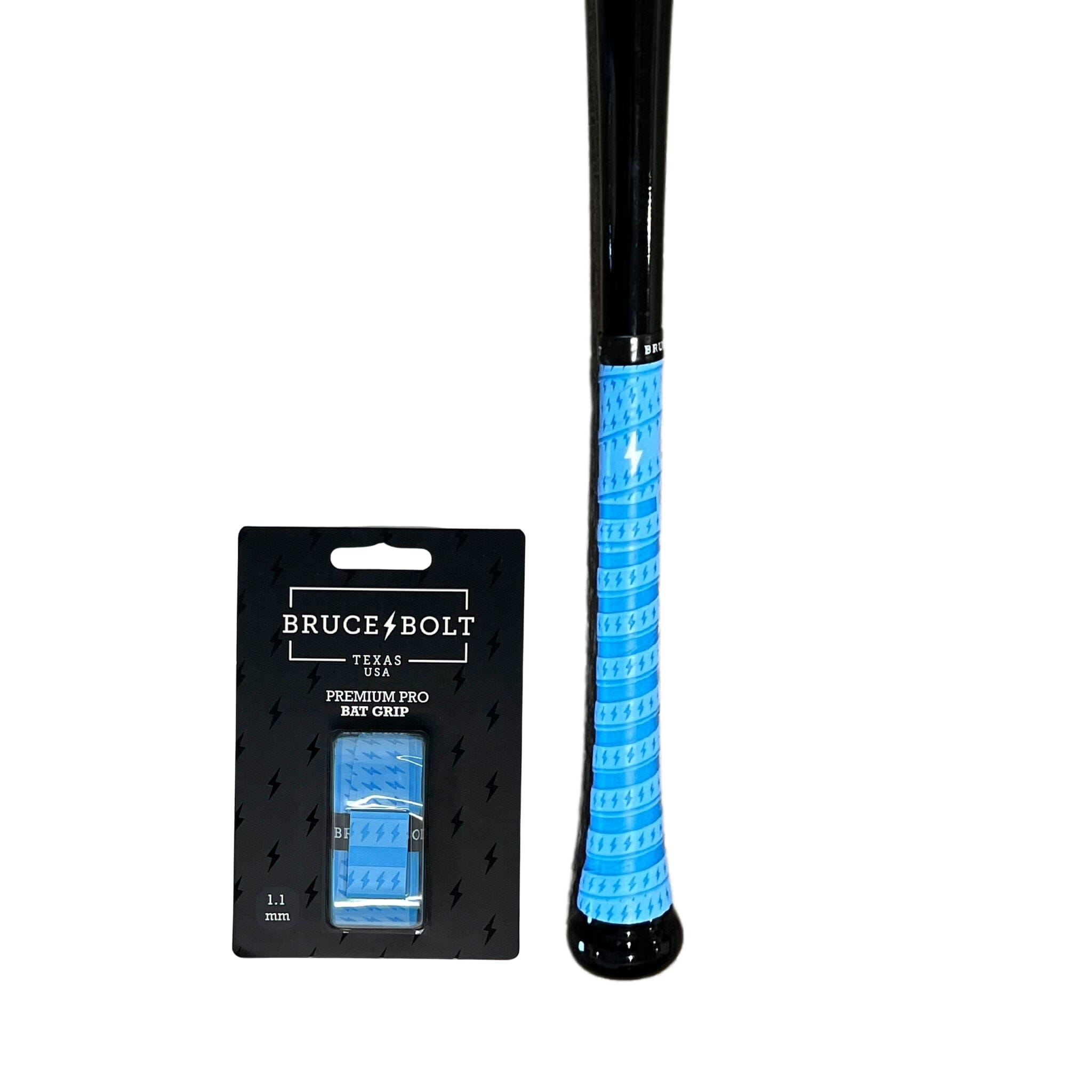 BRUCE BOLT Premium Pro Bat Grip - BABY BLUE- quickbuy