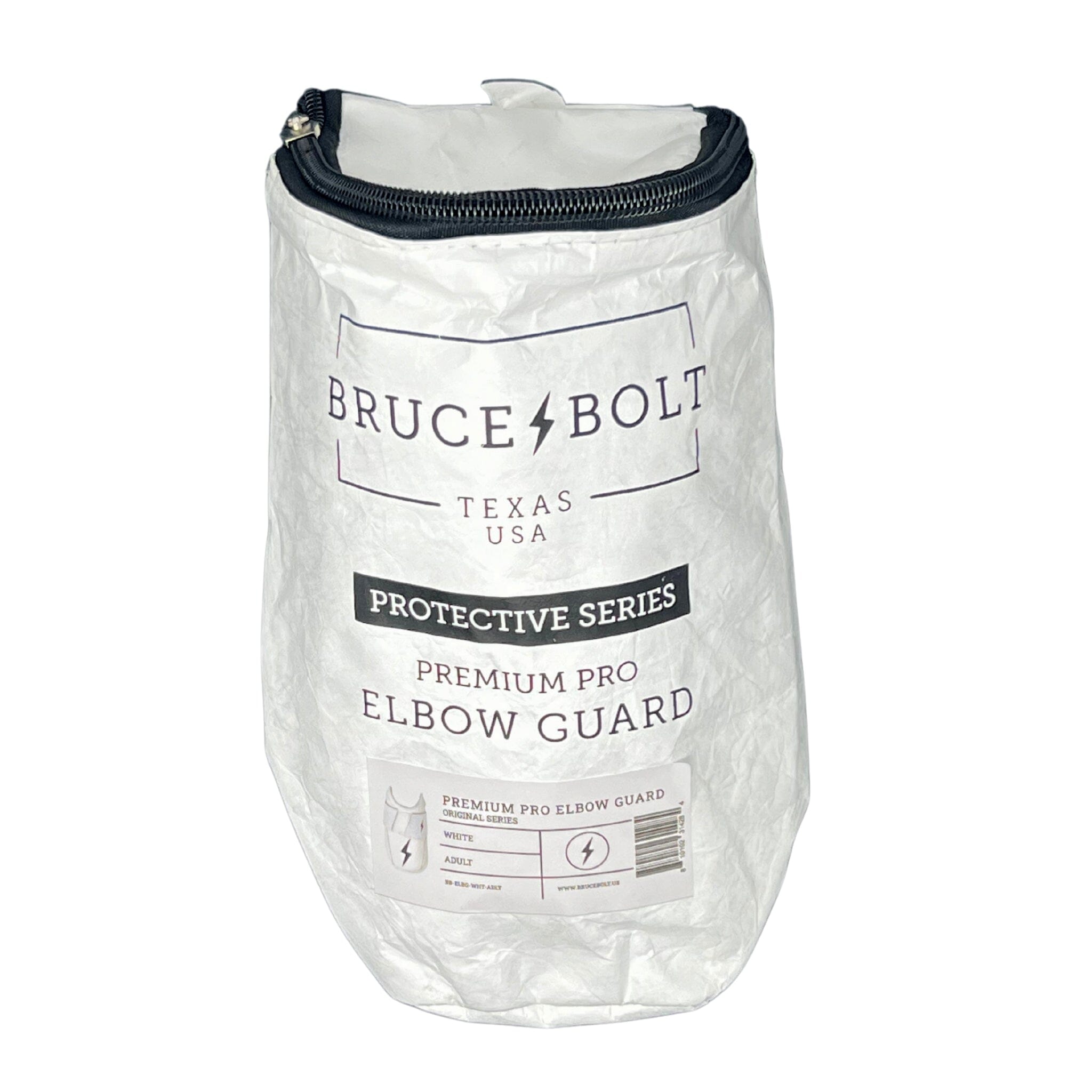 BRUCE BOLT Original Series Elbow Guard - WHITE- quickbuy
