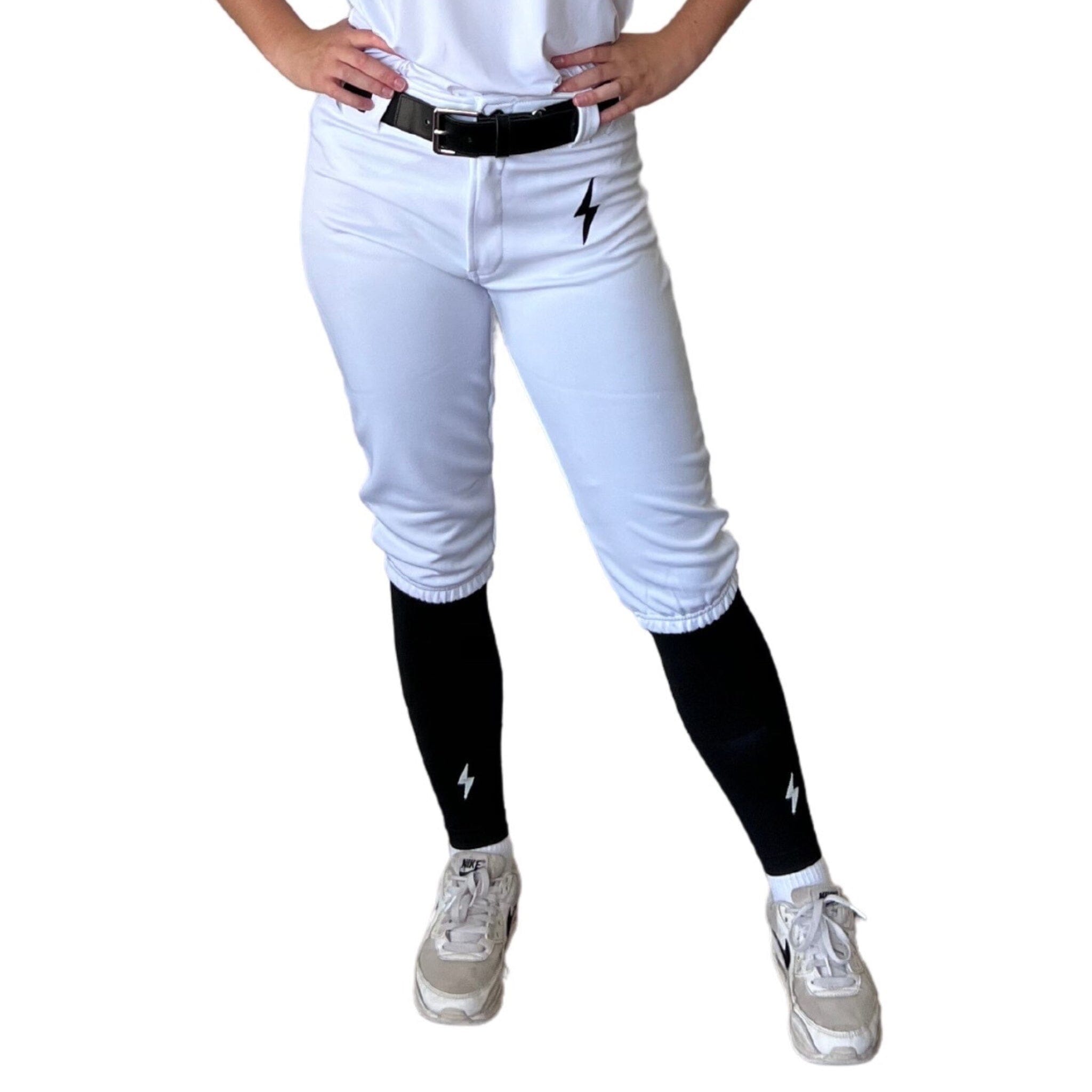 BRUCE BOLT Premium Pro Softball Knicker - WHITE- thumb 4