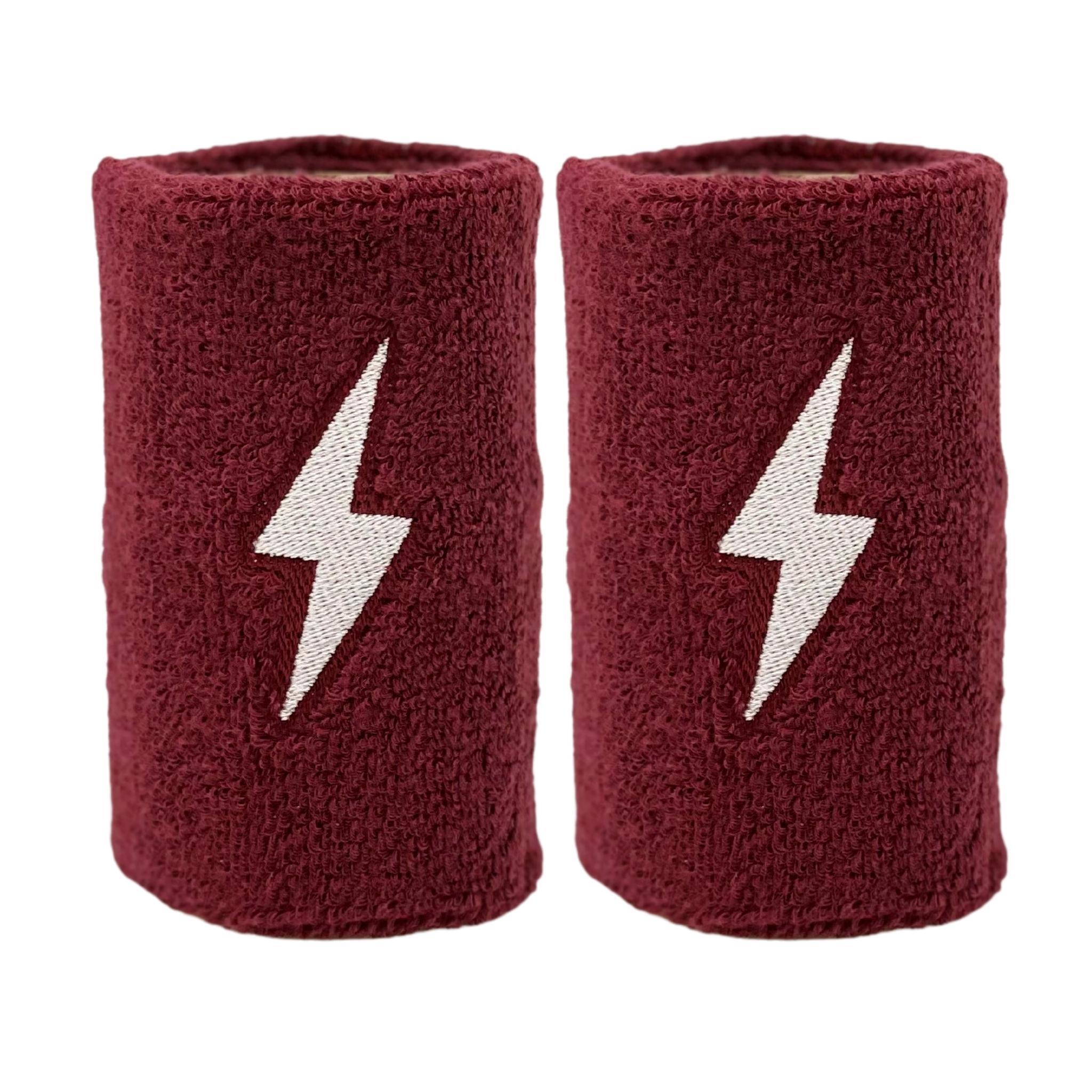 BRUCE BOLT Premium Pro Wrist Bands - MAROON- quickbuy