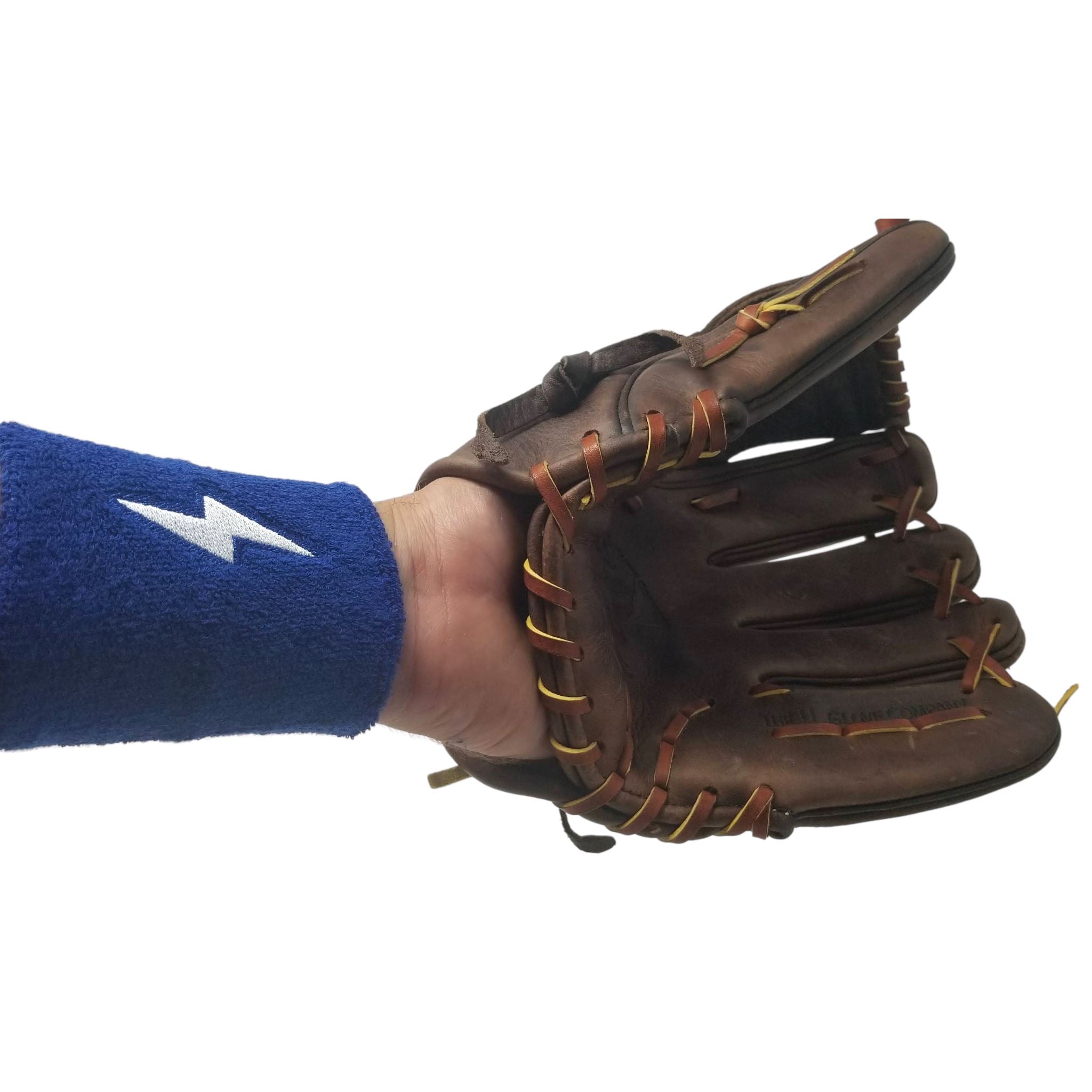 BRUCE BOLT Premium Pro Wrist Bands - ROYAL- quickbuy