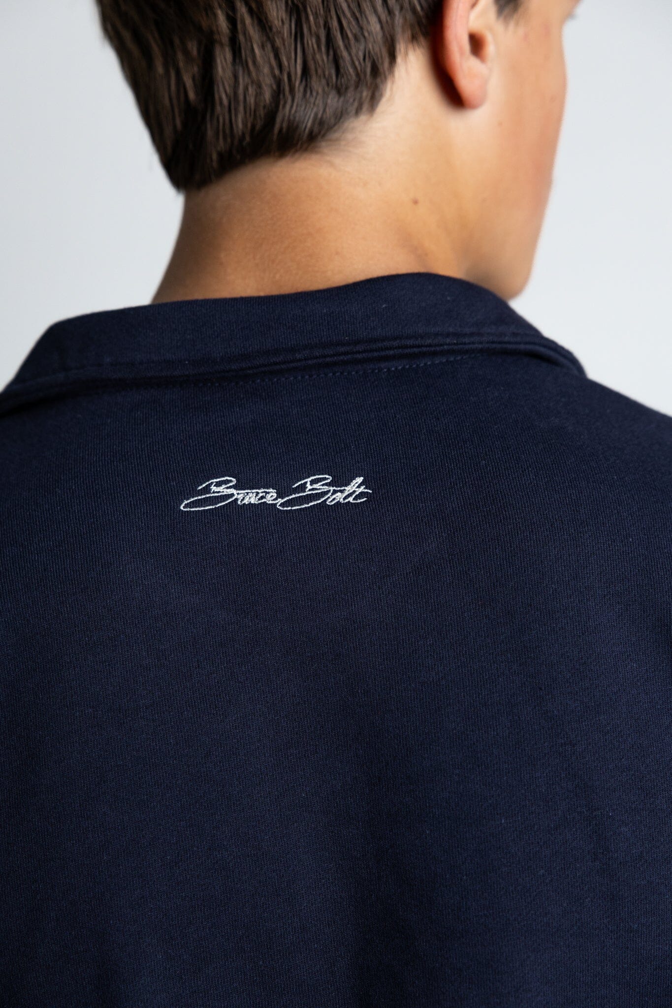 BOLT Crest Quarter-Zip - NAVY- thumb 6
