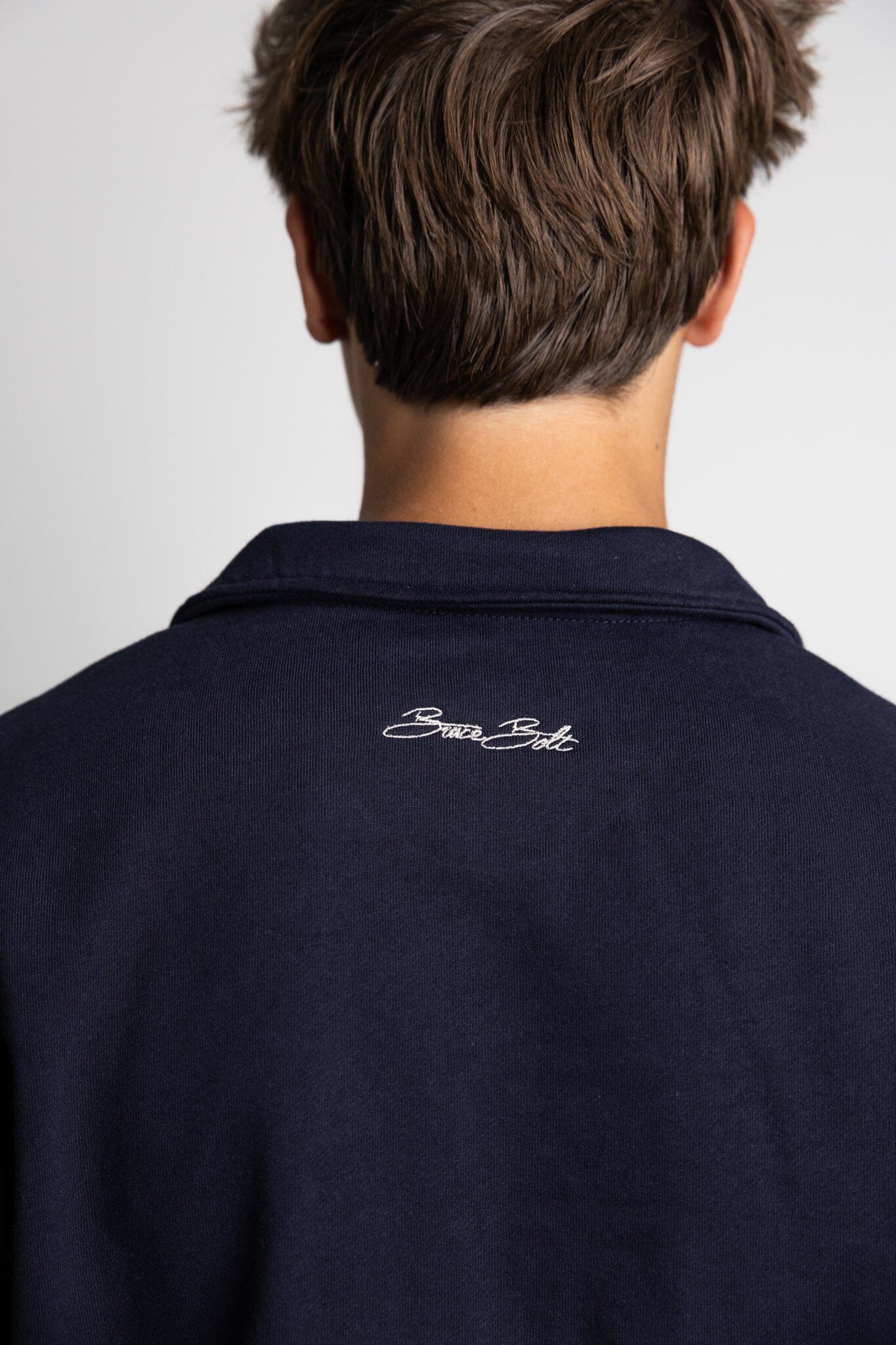 BOLT Crest Quarter-Zip - NAVY- thumb 7