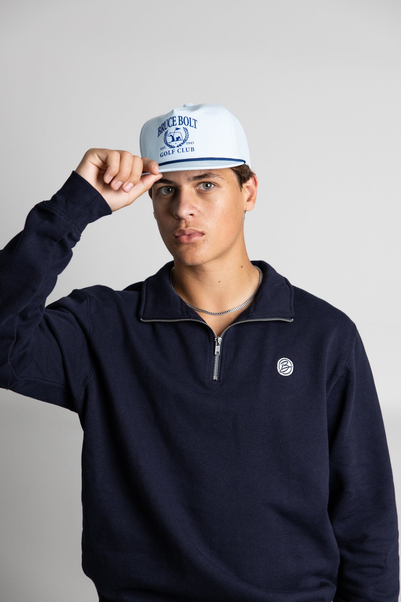 "EST. 1945 GOLF CLUB" Rope Snapback - BABY BLUE- quickbuy