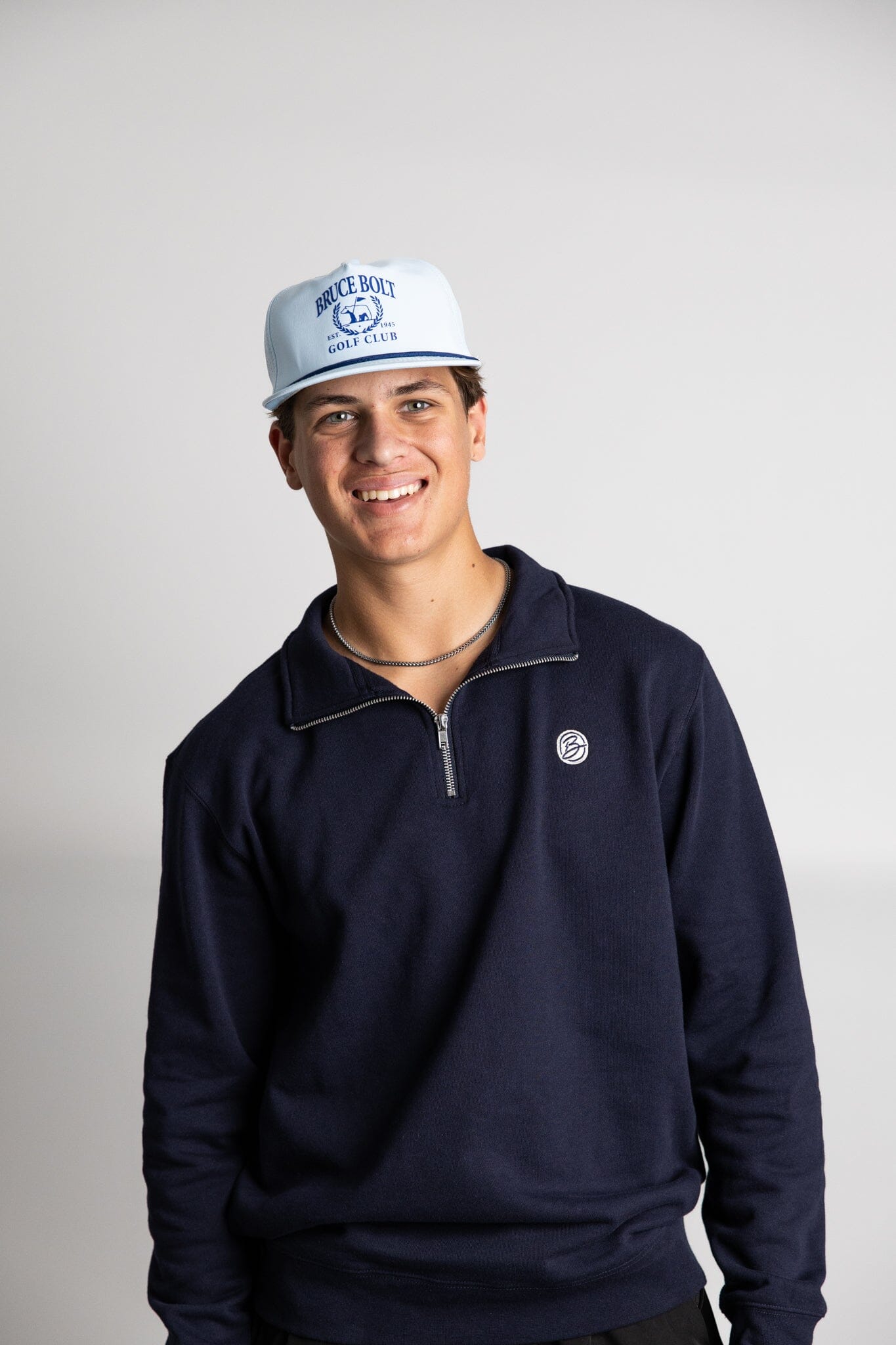 "EST. 1945 GOLF CLUB" Rope Snapback - BABY BLUE- quickbuy