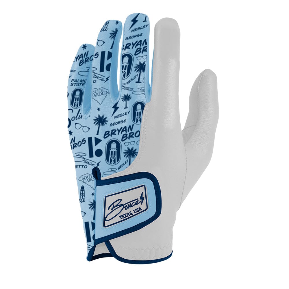 BRYAN BROS Golf Gloves (On Left, 2-Pack) - BLUE- quickbuy