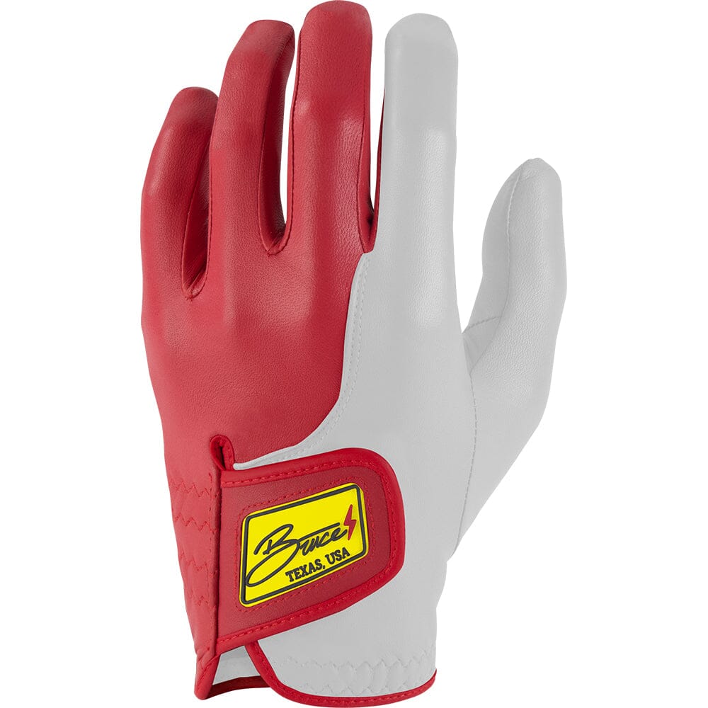 SERGIO GARCIA Golf Gloves (On Left, 2-Pack) - RED/WHITE- quickbuy