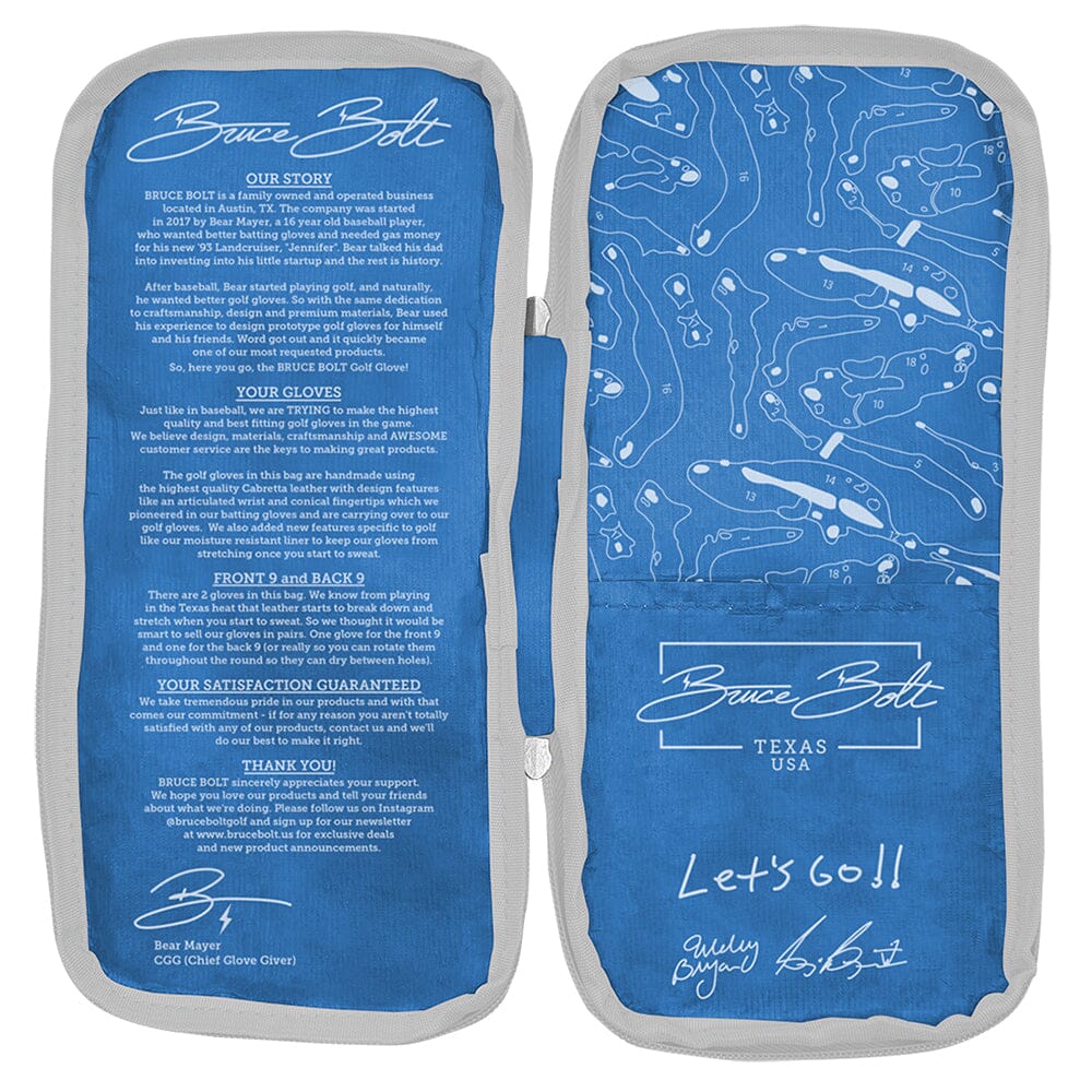 BRYAN BROS Golf Gloves (On Left, 2-Pack) - BLUE- thumb 7