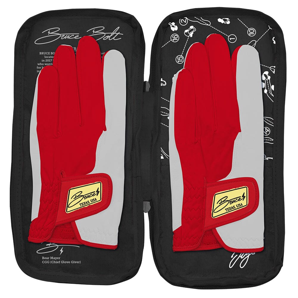 SERGIO GARCIA Golf Gloves (On Right, 2-Pack) - RED/WHITE- thumb 8