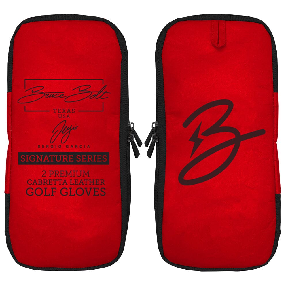 SERGIO GARCIA Golf Gloves (On Right, 2-Pack) - RED/WHITE- thumb 6