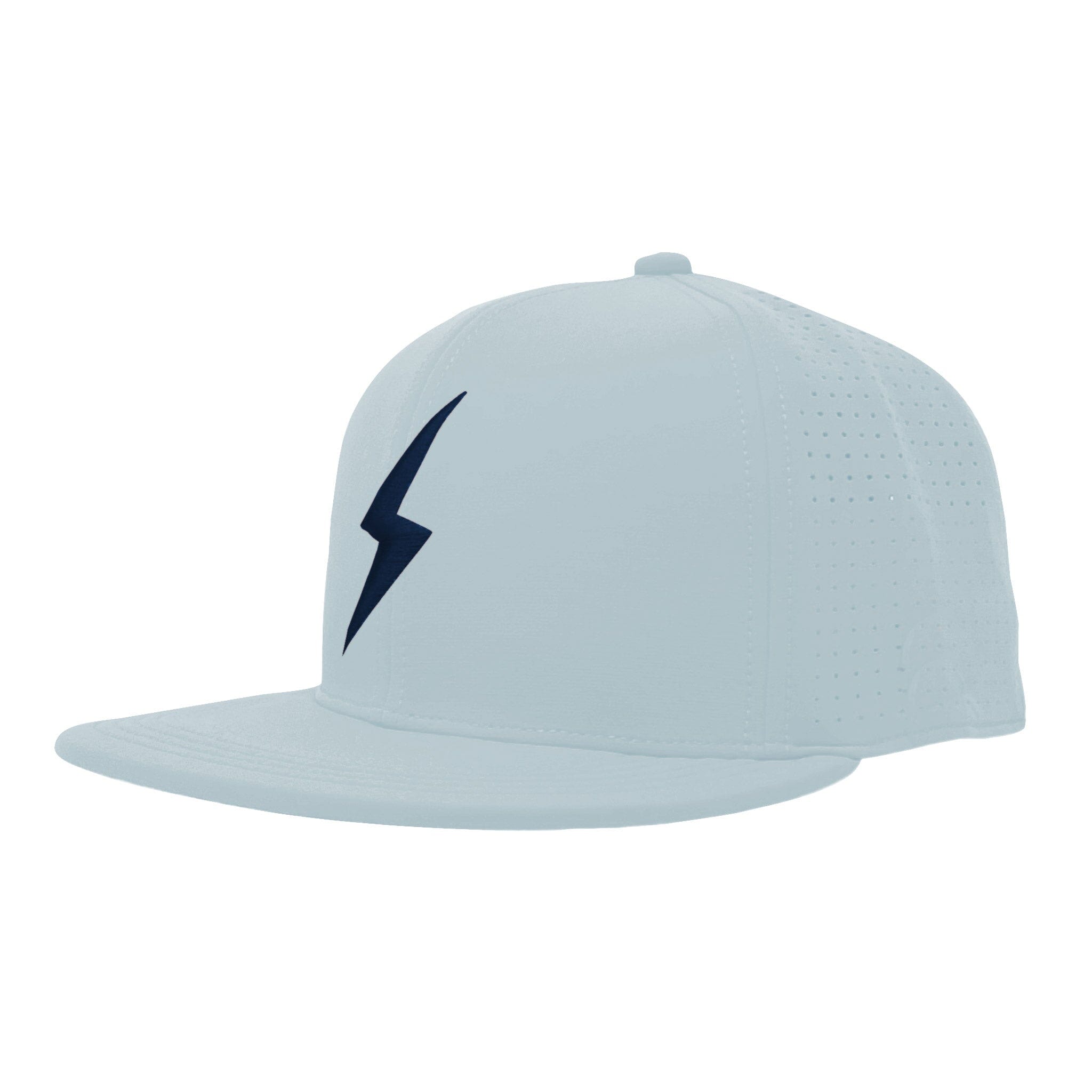 BRUCE BOLT SMART FIT Performance Game Hat - ICE BLUE w/ Navy Bolt- quickbuy