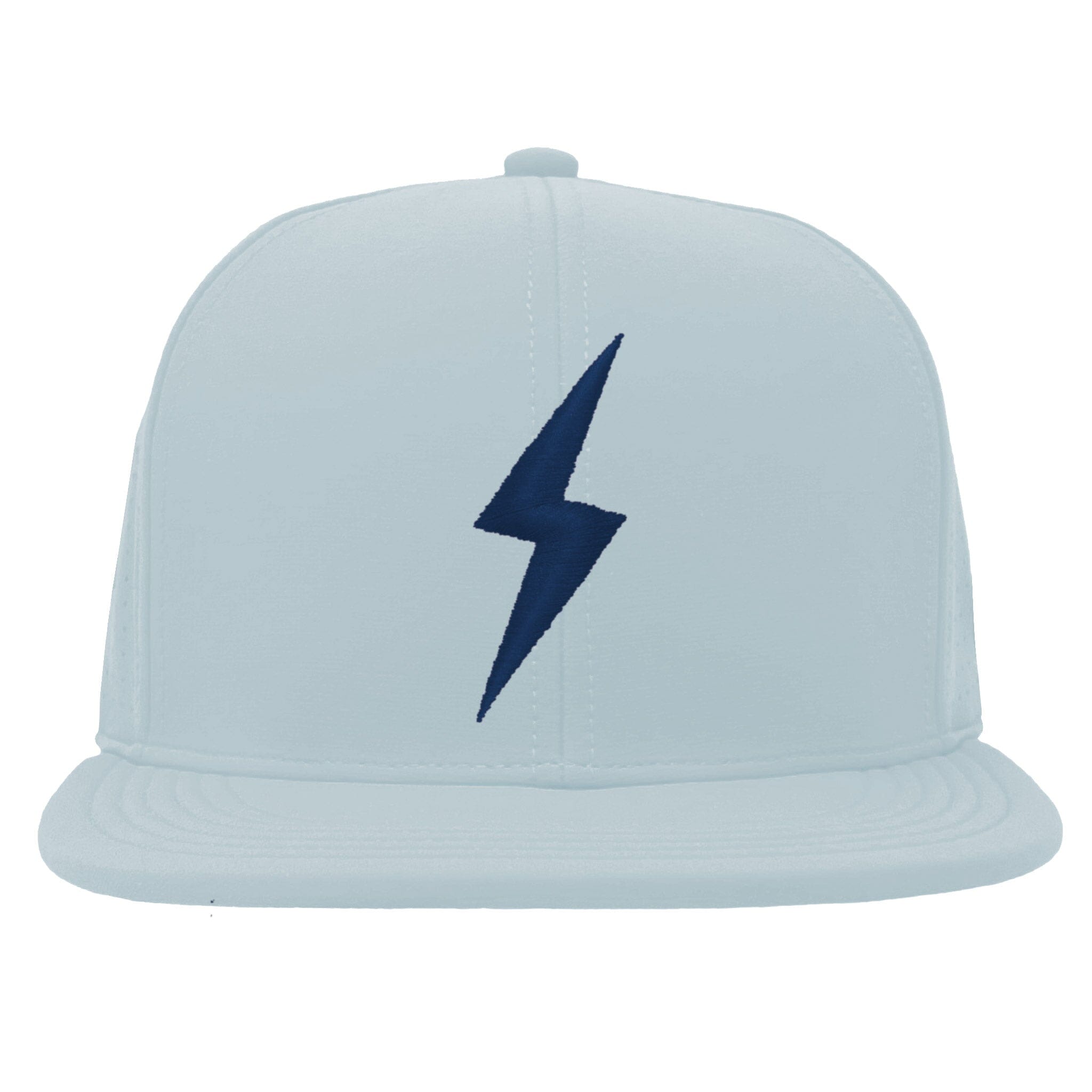 BRUCE BOLT SMART FIT Performance Game Hat - ICE BLUE w/ Navy Bolt- quickbuy