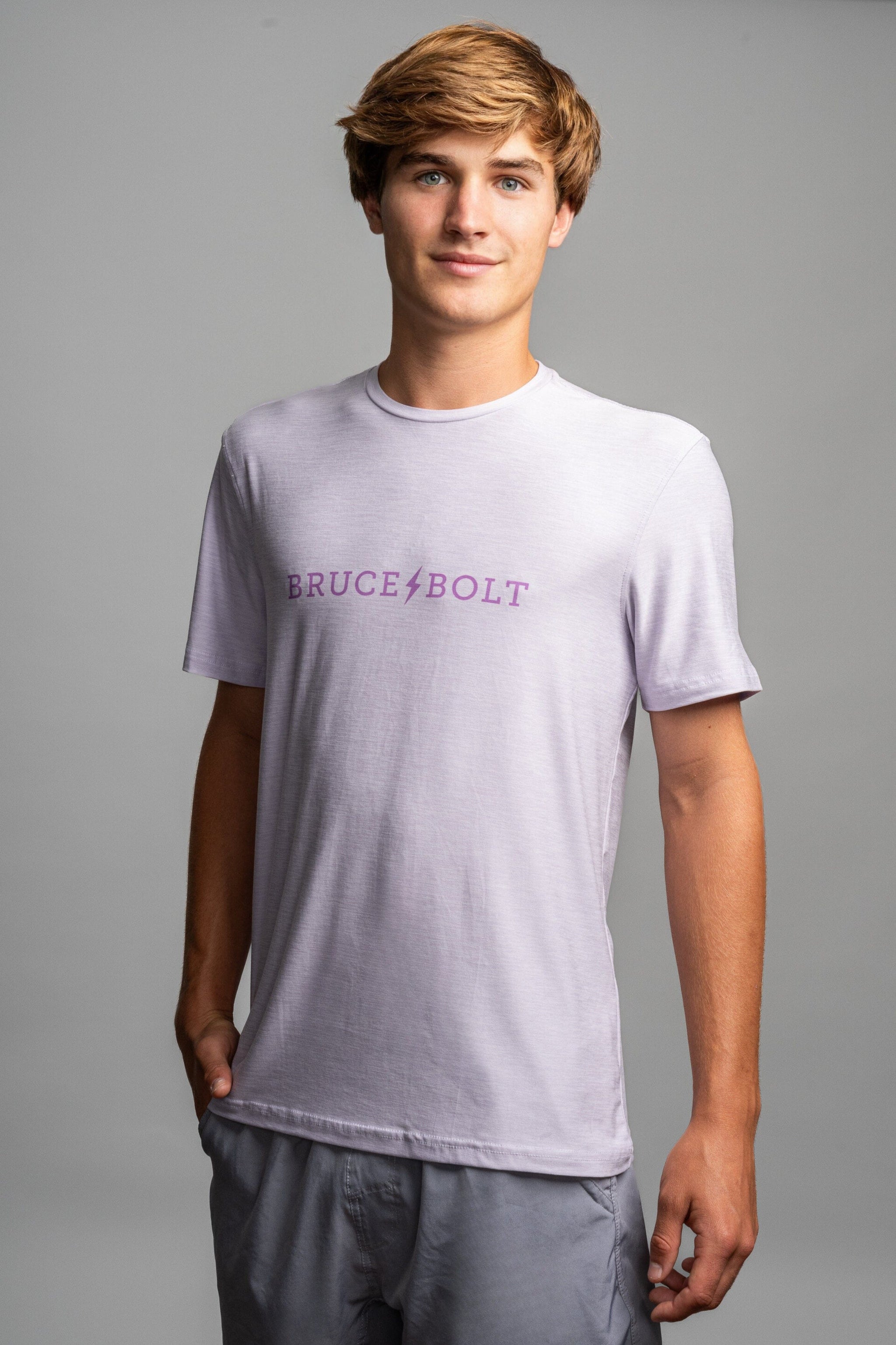 "BRUCE BOLT" SuperSoft T-Shirt - Periwinkle- quickbuy