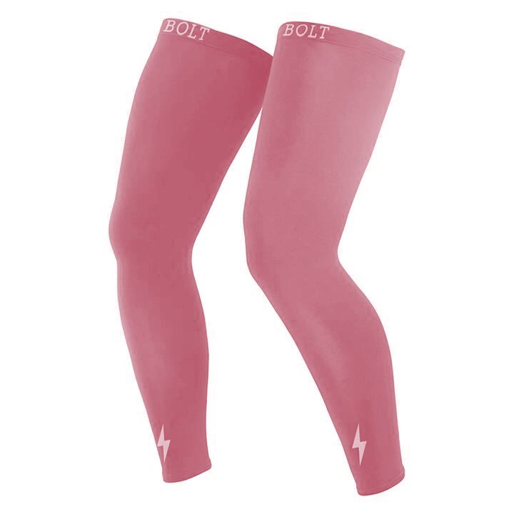 BRUCE BOLT Xtra Long Compression Leg Sleeves (pair) - DUSTY PINK- quickbuy