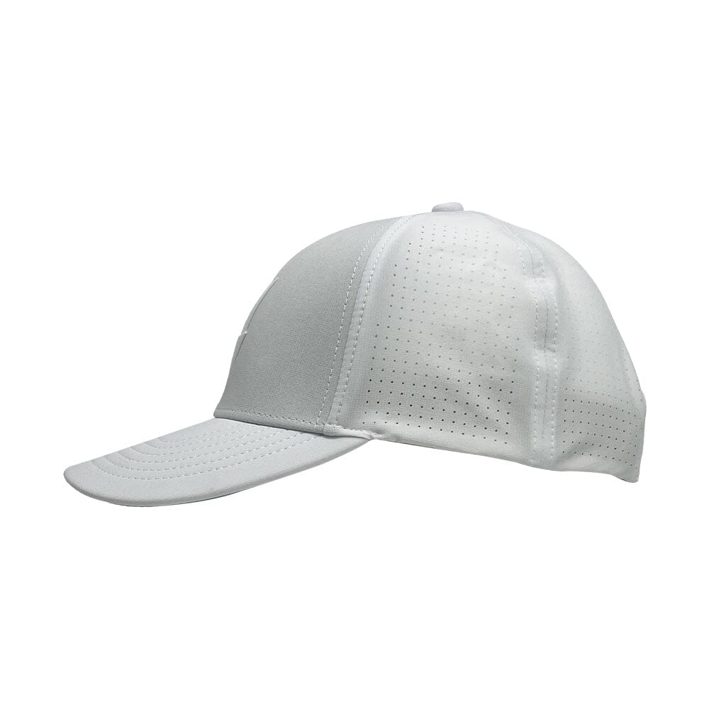 Classic 6-Panel Trainer Cap - White- quickbuy