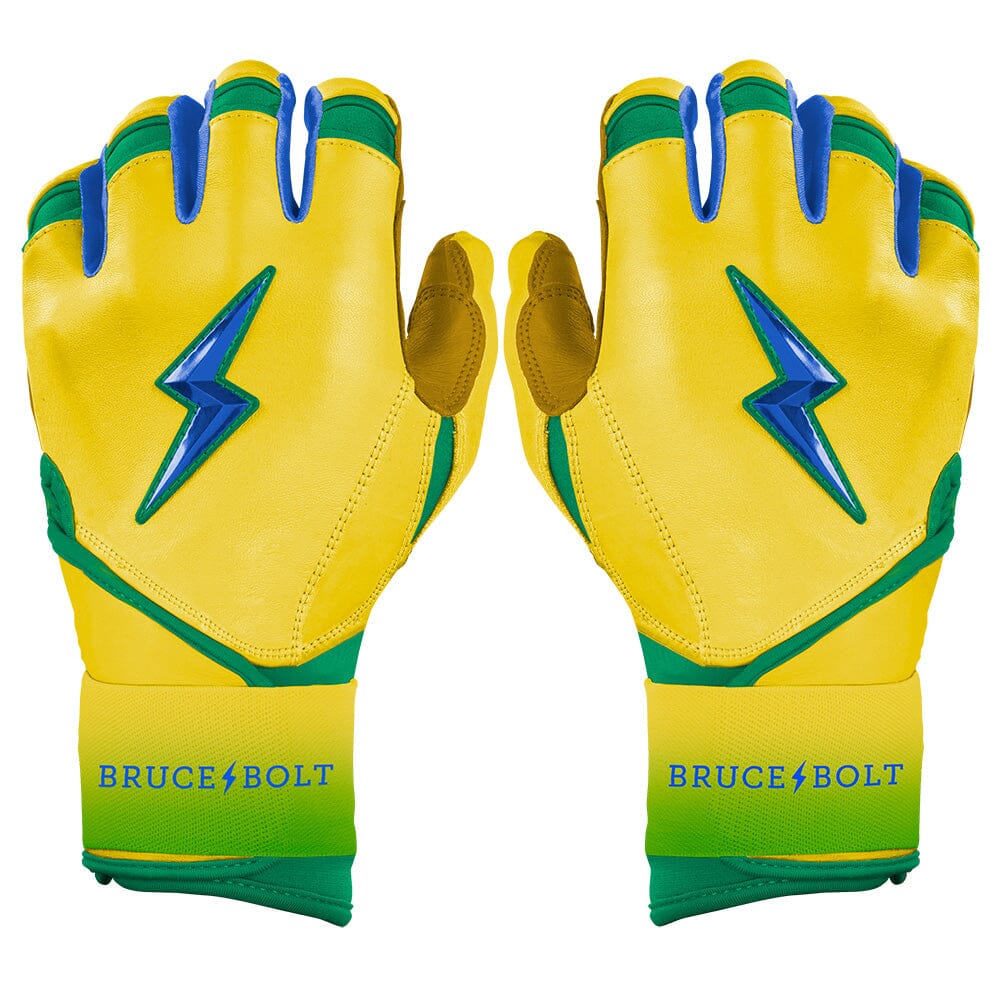 Coach RAC Series Long Cuff Batting Gloves - Yellow- quickbuy