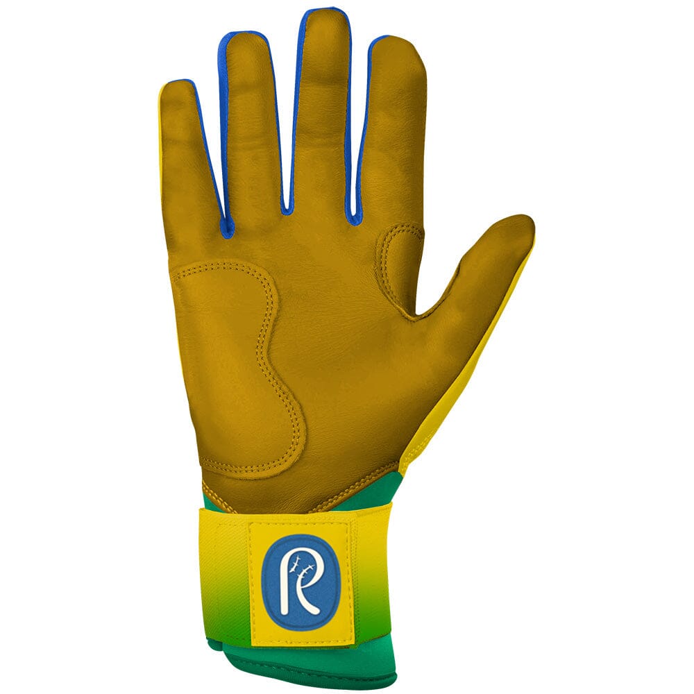 Coach RAC Series Long Cuff Batting Gloves - Yellow- quickbuy