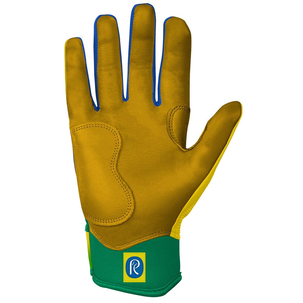 Coach RAC Series Short Cuff Batting Gloves - Yellow- quickbuy