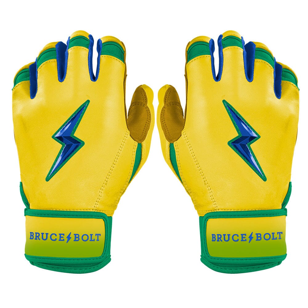 Coach RAC Series Short Cuff Batting Gloves - Yellow- quickbuy