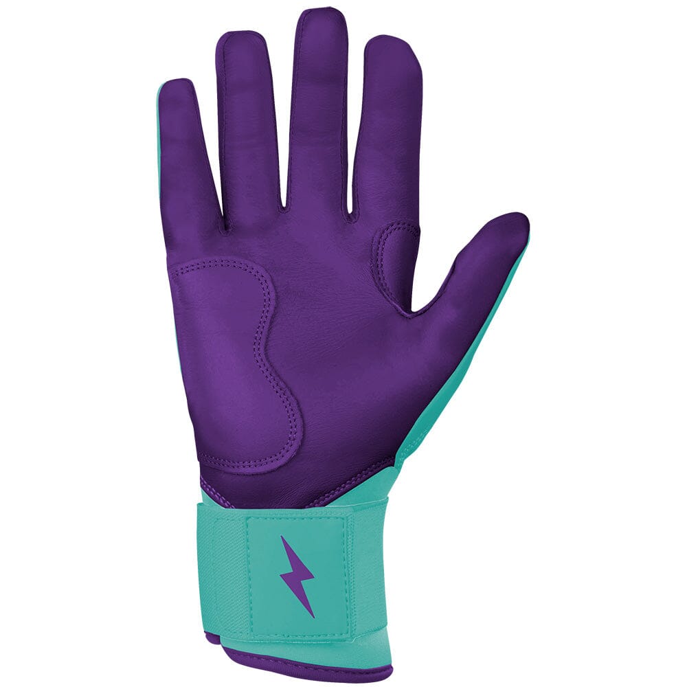 Marte Series Long Cuff Batting Gloves - Teal- quickbuy