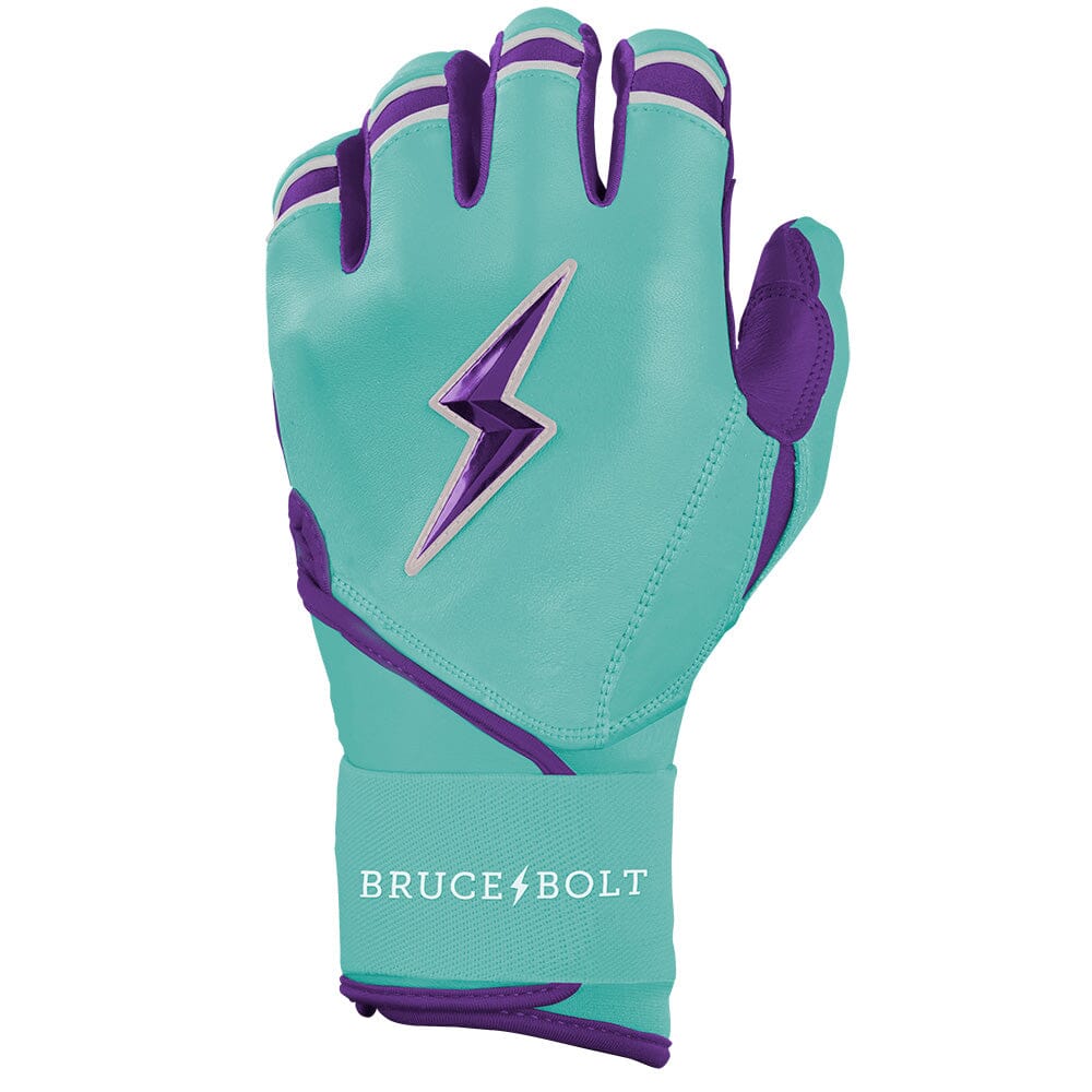 Marte Series Long Cuff Batting Gloves - Teal- thumb 3