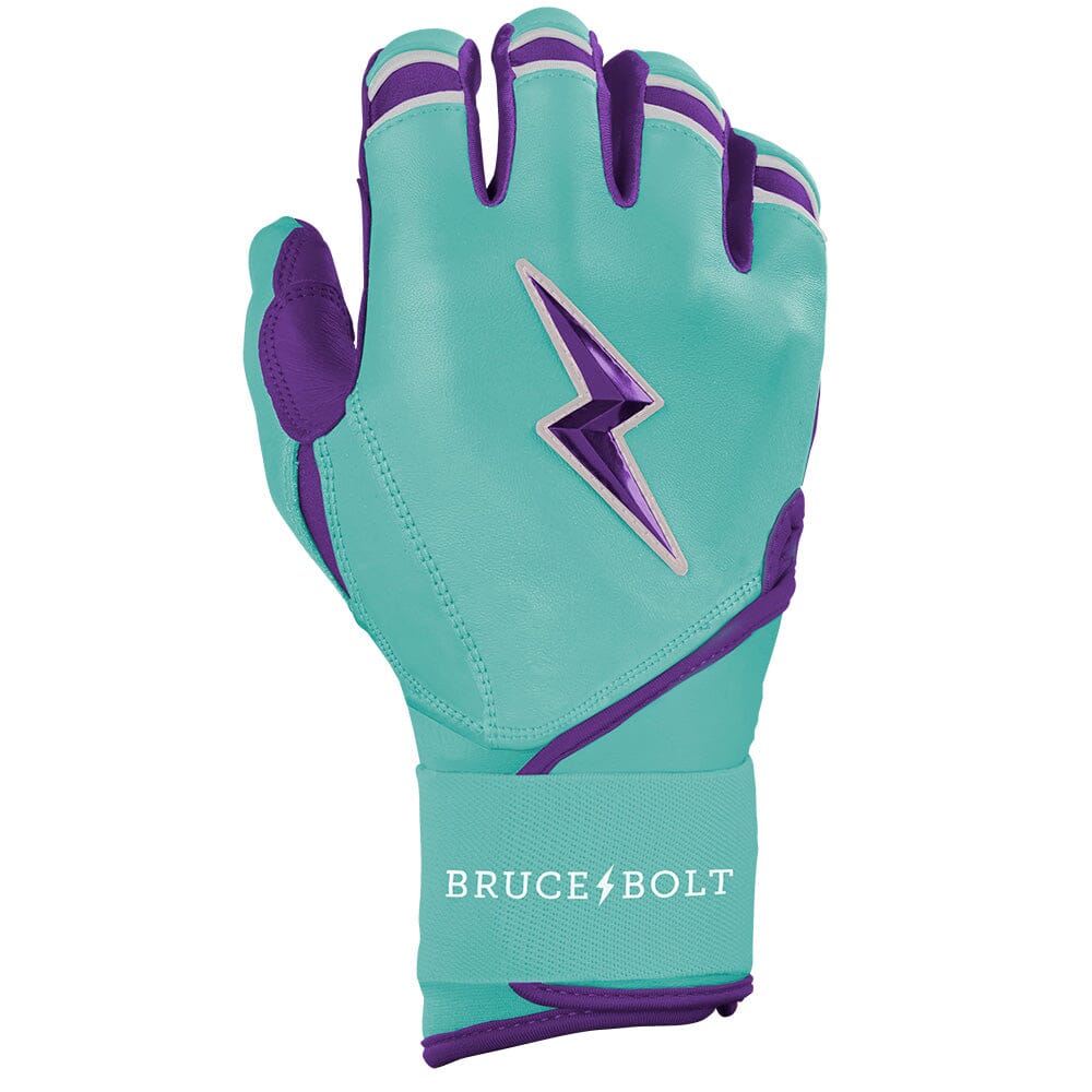 Marte Series Long Cuff Batting Gloves - Teal- thumb 4