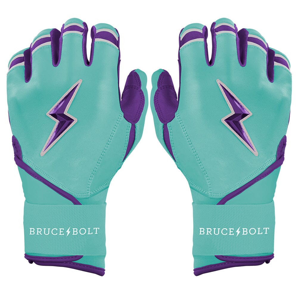 Marte Series Long Cuff Batting Gloves - Teal- quickbuy