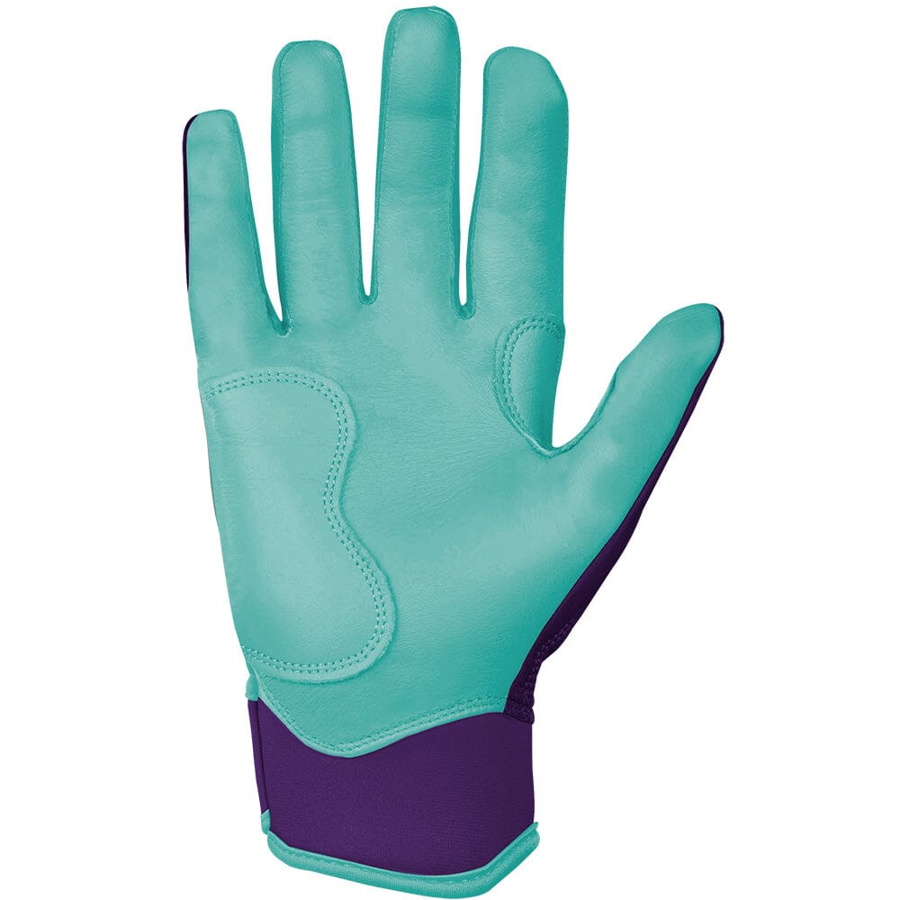 Marte Series Short Cuff Batting Gloves - Purple- quickbuy