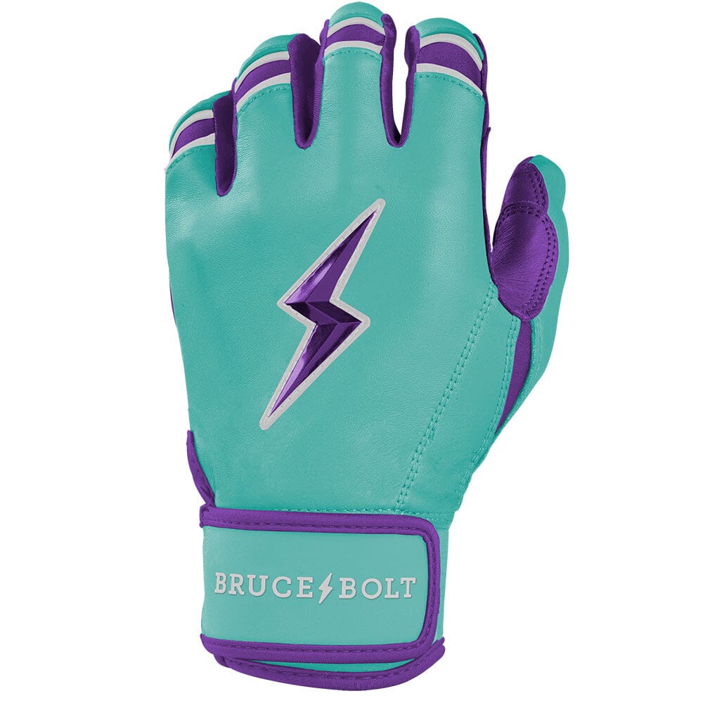 Marte Series Short Cuff Batting Gloves - Teal- thumb 3
