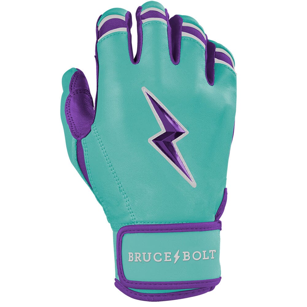 Marte Series Short Cuff Batting Gloves - Teal- thumb 4