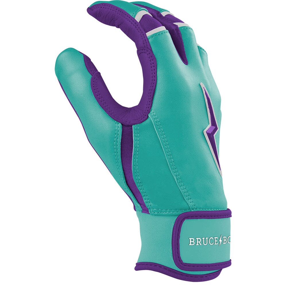 Marte Series Short Cuff Batting Gloves - Teal- thumb 5
