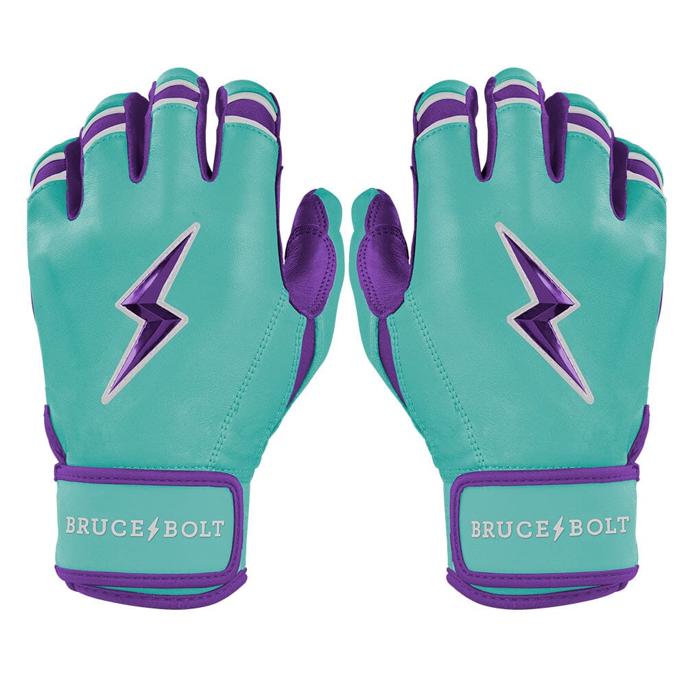 Marte Series Short Cuff Batting Gloves - Teal- quickbuy