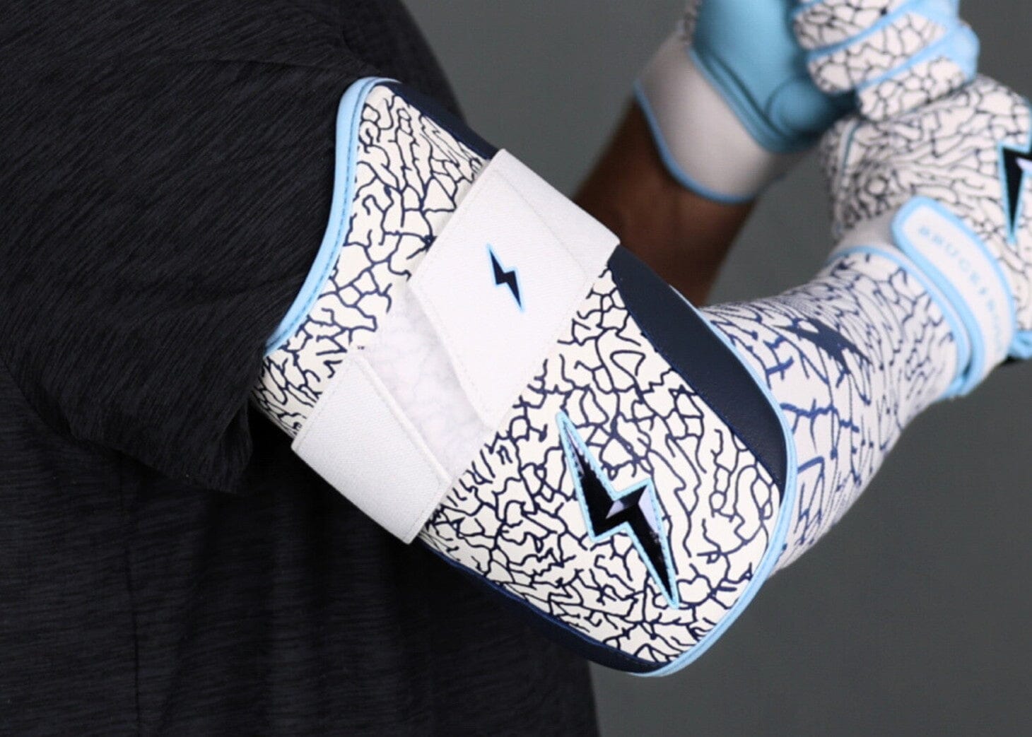 Closeup image of BRUCE BOLT protective gear