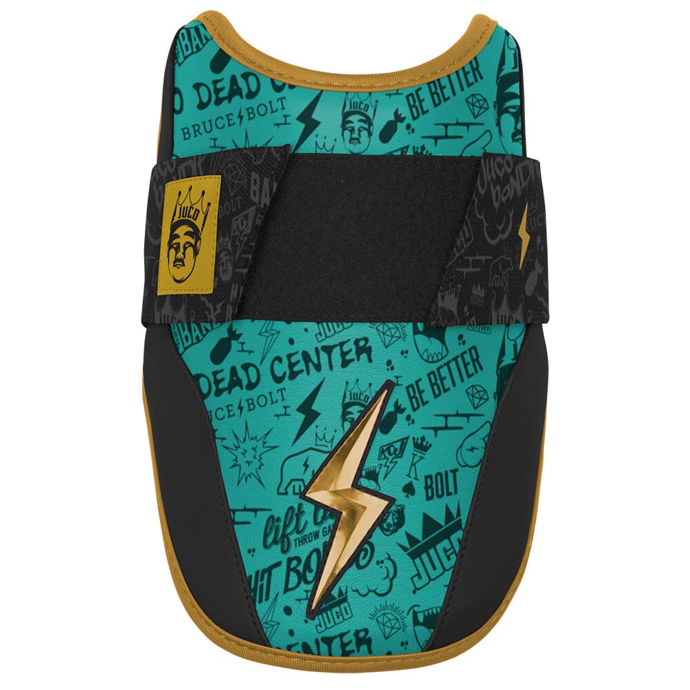 Limited Edition "King of JUCO" 6" Elbow Guard - Mint/Black- quickbuy