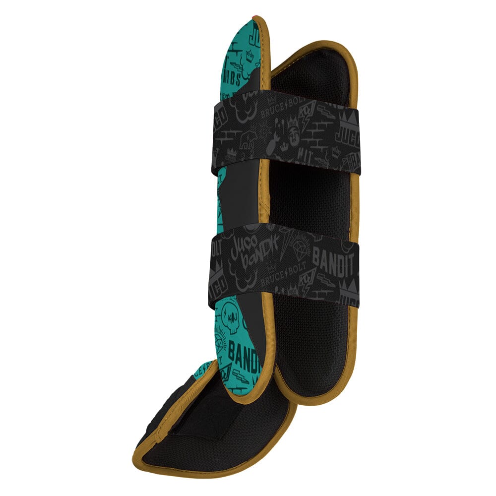 Limited Edition "King of JUCO" Leg Guard - Mint/Black- quickbuy
