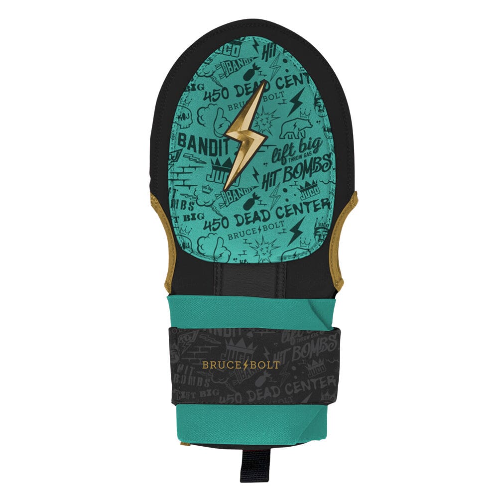 Limited Edition "King of JUCO" Sliding Mitt - Mint/Black- quickbuy