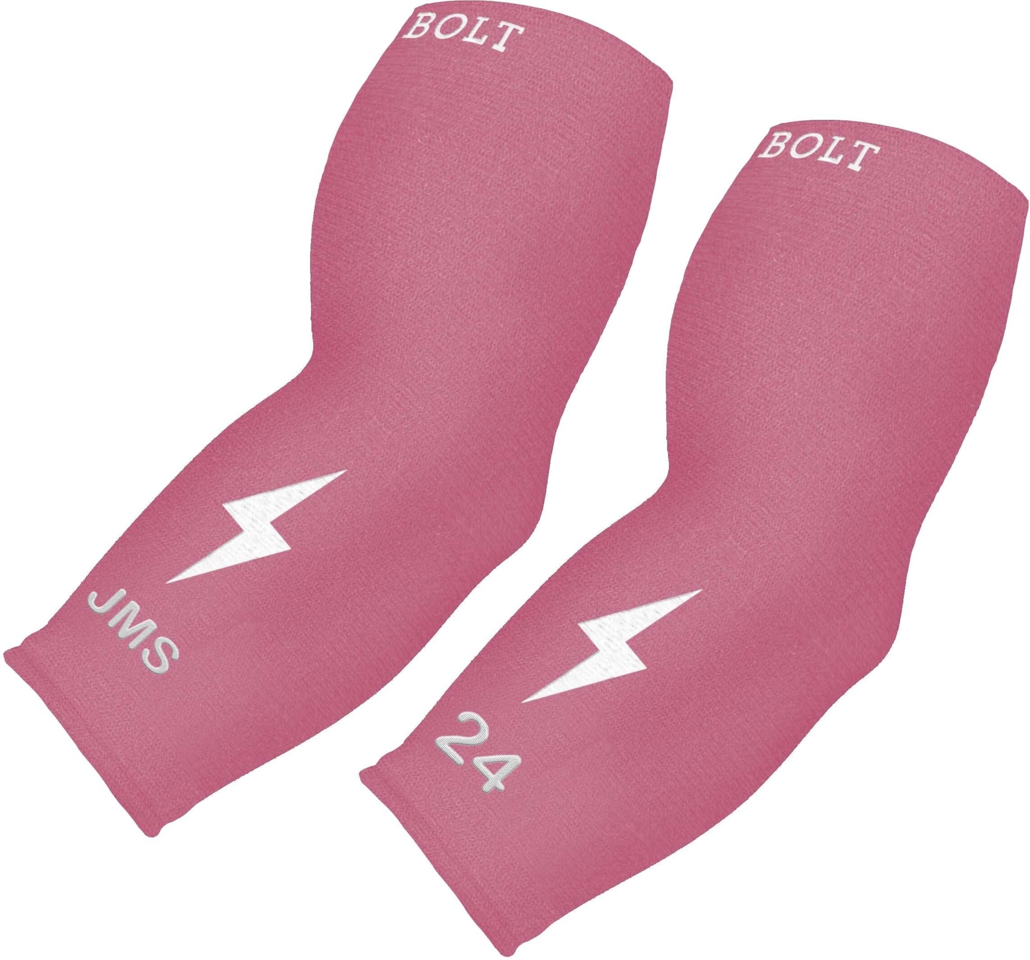 Personalized BRUCE BOLT Graduated Compression Premium 3/4 Arm Sleeve -  DUSTY PINK- quickbuy