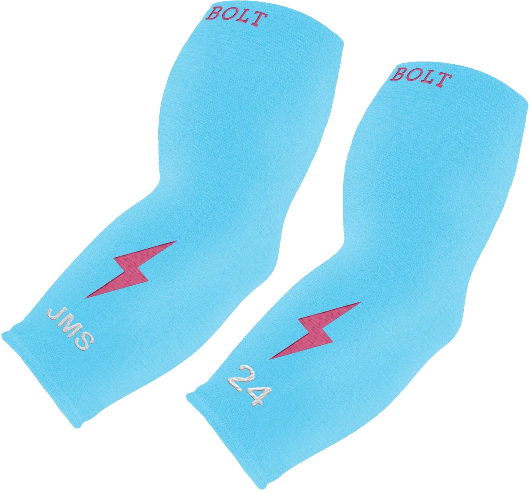 Personalized BRUCE BOLT Graduated Compression Premium 3/4 Arm Sleeve - MAX CLARK- quickbuy